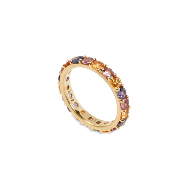 Coloured Eternity Ring