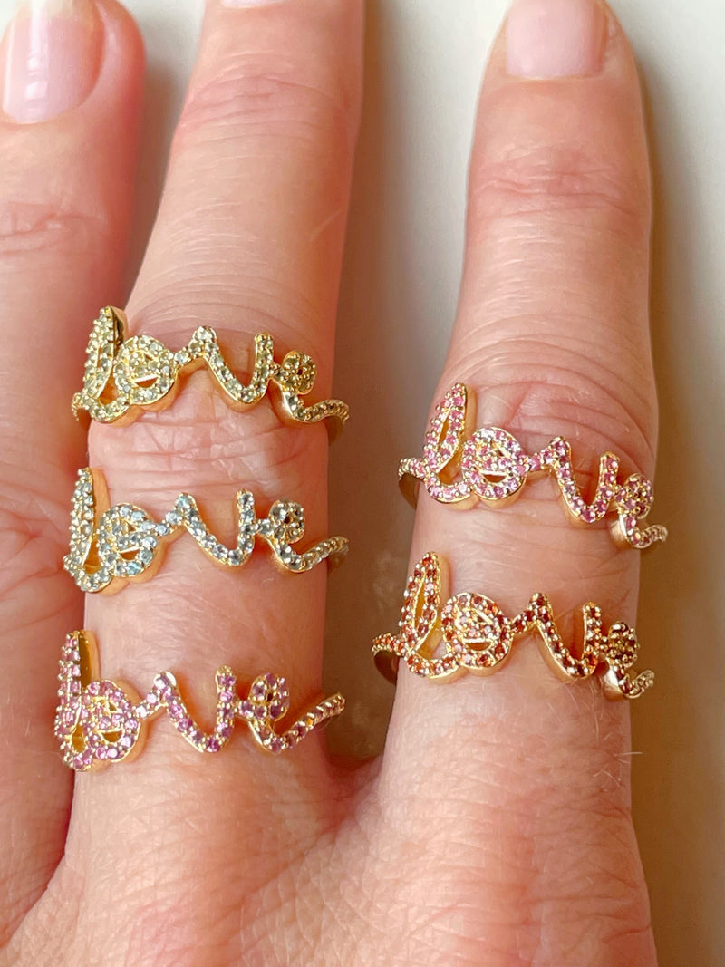 gemstone rings love